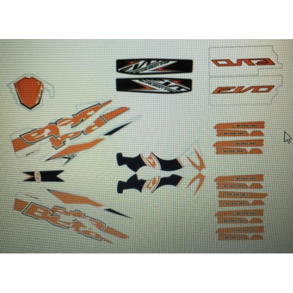 Kit Adesivi Telaio BETA EVO 2016